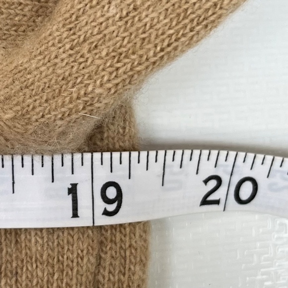 Vintage Camel Cashmere Wool Blend Turtleneck Made in Italy - Size L - Picture 7 of 9